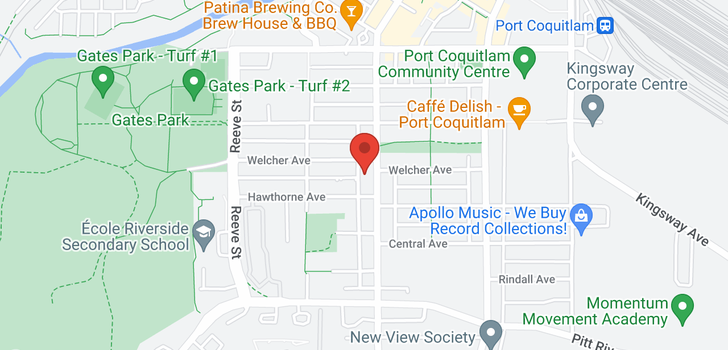 map of 101 2339 SHAUGHNESSY STREET